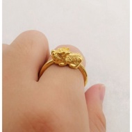 โปรโมชั่น แหวนทองปี่เซียะแหวนสีทองแบบปรับได้แหวน ราคาถูก สร้อยคอ สร้อยข้อมือ แหวน กำไล ทองเคลือบ ไม่คัน ไม่ดำ ไม่เขียว ทองปลอม ทองไมครอน ทองปลอม ไม่ลอก