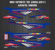 decal striping stiker motor mio sporty th 2006-2009 grafis amore