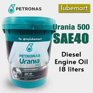 Petronas Urania 500 SAE 40 Diesel Engine Oil (18 liters) - Diesel Engine Oil / SAE40 18L