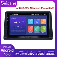 Seicane 9inch 2.5D IPS Screen Android 10.0 2DIN Car Head Unit Radio Audio GPS Multimedia Player for 2002 2003 2004 2005 2006 2007 2008-2014 Mitsubishi Pajero Gen2 support Carplay