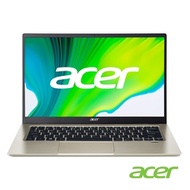 【滿8千送8%超贈點】Acer SF114-34-C0JD 14吋輕薄筆電(N5100/4G/256G SSD/Swift 1/金)_N