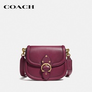 COACH กระเป๋าสะพายข้างผู้หญิง รุ่น Beat Saddle Bag C3738 B4BCY สีแดง
