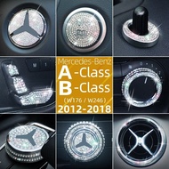 For Mercedes Benz W176 W246 A160 A180 B160 B180 B200 A200 Series Automotive Interior Renovation Diamond Complete Set Decoration