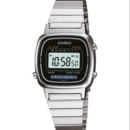 นาฬิกา รุ่น LA670WEGB CASIO นาฬิกาข้อมือมือ นาฬิกาผู้หญิง DIGITAL สายสแตนเลส รุ่น LA670WEGB-1B สีดำ ของแท้100% ประกันศูนย์CASIO 1 ปี จากร้าน MIN WATCH