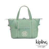 【KIPLING】清新薄荷綠手提側背包-ART M