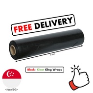 Black Shrink Wrap • Clear Cling Wrap • Pallet Wrap • Cling Wrap 3KG/2KG (50cm) • Stretch Film • 🚚 [SAME-DAY DELIVERY]