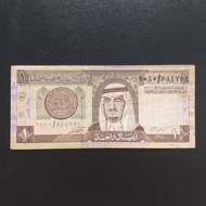 Uang kertas Arab Saudi 1 Riyal Real VF