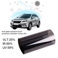 1Pcs 0.5m X 3m Window Tint Film Black Roll VLT 35% For Car Auto Commercial (Hot sale)