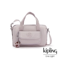 【KIPLING】優雅高級灰波士頓手提兩用包-BRYNNE