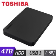 Toshiba 東芝 Canvio Basics 黑靚潮lll 4TB 2.5吋行動硬碟 黑