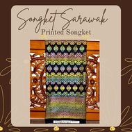 Kain Songket Sarawak Printed 4 Meter (C)