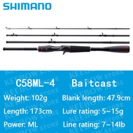SHIMANO ZODIAS PACK Rod 1.731.982.082.18m 45 SECTIONS Carbon Fiber LMLMMH POWER Ultralight Hard Bass Fishing Spinning Rod