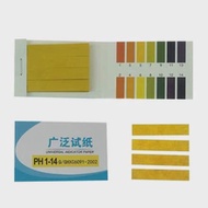 80 Strip/Pack Ph Test Strips Penuh ID Pengujian Meter 1-14st Indikator Kertas Lakmus untuk Kualitas Air Buah Tanah ID Alat Ukur