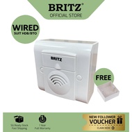 [SG-INSTOCK] BRITZ Wired Digital Door Bell [FREE MOUNTING BOX + SCREWS] Door Chime HDB BTO [SHIP OUT IN 1-2 WORKING DAY]