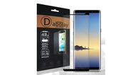 VXTRA 三星 Samsung Galaxy Note 8 3D曲面疏水疏油9H鋼化頂級玻璃膜 玻璃保護貼(黑-非滿版)
