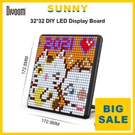 Divoom Pixoo 64 Pixoo Max Digital Photo Frame with 32*32 Pixel Art Programmable LED Display Board,New Year Gift for Kids,Home Light Decor SUNNY DIGITAL SG