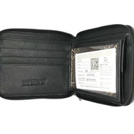 Men's Wallet Genuine Leather Wallet Full Imperial Horse Zipper Wallet