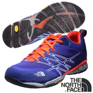 【美國 The North Face】男 ULTRA KILOWATT 透氣耐磨戶外多功能鞋.越野跑鞋.慢跑鞋.登山鞋.健行鞋 _ CCF8 榮譽藍/瓦倫西瓦橘 V
