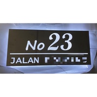 Stainless Steel House Number Plate / Led number Plate