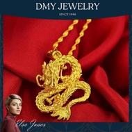 DMY Jewelry Gold Pawnable Sale/18k Saudi Gold Necklace Pawnable Legit/Dragon Necklace for Men