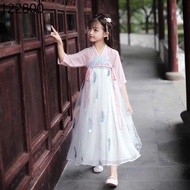 Baby suit Children's costumev Hanfu girls Girls Hanfu Children's Tang Dress Chinese Style Dress Princess Dress Super Xia