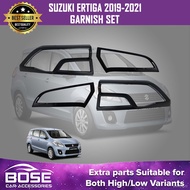 Suzuki Ertiga Garnish Set 2019 2020 2021 Black / Ertiga Accessories Parts / Garnish Cover / Gas Tank