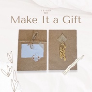 Yerinthelabel Make It a Gift / Birthday Card / Christmas Card / Gift Card
