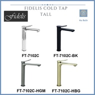 [PUB APPROVED] Fidelis Colour Faucet New Series TALL Gun Metal Basin Tap / Gold Basin Tap