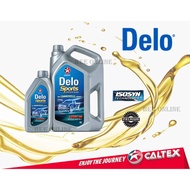 (FREE GIFT)CALTEX Delo Sports Synthetic Blend SAE 15W-40 (6+1L) Diesel Engine Oil no