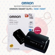 new xAuthorised SG Dealerx OMRON HEM 7600T Smart Elite  Blood Pressure Monitor BPM Local 5yr WARRANTY Omron Healthcare