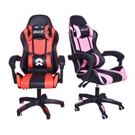 PJ Gaming chair เก้าอี้ เกมมิ่ง PJ Gaming chair เก้าอี้ เกมมิ่ง OKER G008 เก้าอี้เกมมิ่ง Gaming Chair (Red,Pink)