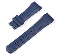 Suitable for FM Franck Muller V45 watch strap French Muller leather silicone bracelet original style butterfly buckle 28mm