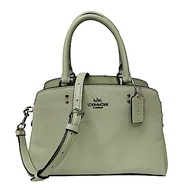 COACH 牛皮手提/斜背兩用黛妃方包(芙蓉綠)