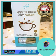 FIT AND PHAT ATOMY Cafe Arabica.  ALL ORIGINAL ,NEW PRODUCTS AND NEW STOCKS ONLY. 200 Sticks Premium Coffee MIX that USES 100% Arabica Coffee Beans from Brazil and NATURAL CASEIN Product of South Korea with FREE MASKS