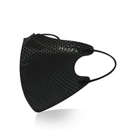 N95【HAOFA x MASK】3D 氣密型立體口罩 鋼琴黑 成人款│50入/盒