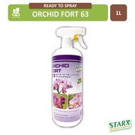 STARX Orchid Fort 63 21 + 21 + 21 + TE Spray (1L) | Fertiliser / Fertilizer for Flowering Plants | Vegetables | Flowers