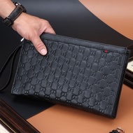 Versace men's handbags men's bags clutches trendy clutches business large-capacity soft leather handbags  wallet for women