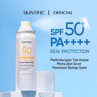 Skintific All Day Light Sunscreen Mist SPF50 PA+++++ Sunscreen Spray Anti UV Face / Body Spray 50ml Face Sunscreen Sunblock