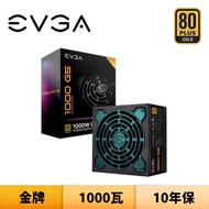 EVGA 艾維克 1000 G5 1000W 金牌 電源供應器