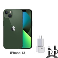 【殼貼組】Apple iPhone 13 128G 6.1吋 智慧型手機(綠)+20W Mini PD豆腐頭+PD60W四合一充電快充組