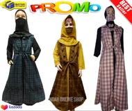 MURAH MERIAH~SETELAN GAMIS ANDIN ANAK PEREMPUAN 1-10TAHUN // GAMIS ANDIEN IKATAN CINTA ( FREE MASKER + DALEMAN + JILBAB ) ANDIN IKATAN CINTA MOTIF KOTAK ~NOS