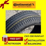 Continental Sport Contact 5 CSC5 SSR Runflat tyre tayar tire (With Installation)225/45R17 225/50R17 245/40R18 225/40R18 255/40R18 225/45R18 245/35R19 255/40R19 235/45R19 225/50R19