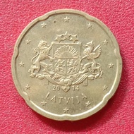 koin Latvia 20 Euro Cent 2014-2020