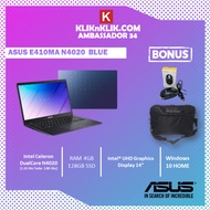 LAPTOP ASUS E410MA INTEL CELERON DUALCORE N4020 4GB 128GB WIN10