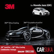 [3M Sedan Gold Package] 3M Autofilm Tint and 3M Silica Glass Coating for Honda Jazz (GK), year 2014 - Present (Deposit Only)