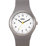 BRAUN德國百靈 經典設計 防水運動錶 -白色/45mm
