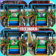 Becak mini gowes anak tradisional