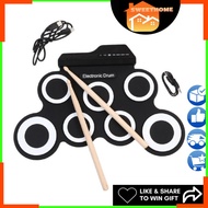 Electronic Drum Set Hand-rolled USB Portable Electric Drum Folding Electric Drum Practice Drums