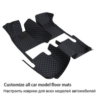 Durable Leather Floor Mat For Mercedes B-Class W245 W246 W242 W247 B-Klasse B180 B200 B250 B250e Boxer 40 Car Accessories Rugs