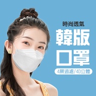 【格麥蛋糕】韓版KF94成人立體口罩100入/袋(10入*袋/3D立體/防飛沫/防塵/防PM2.5/防疫/防護)